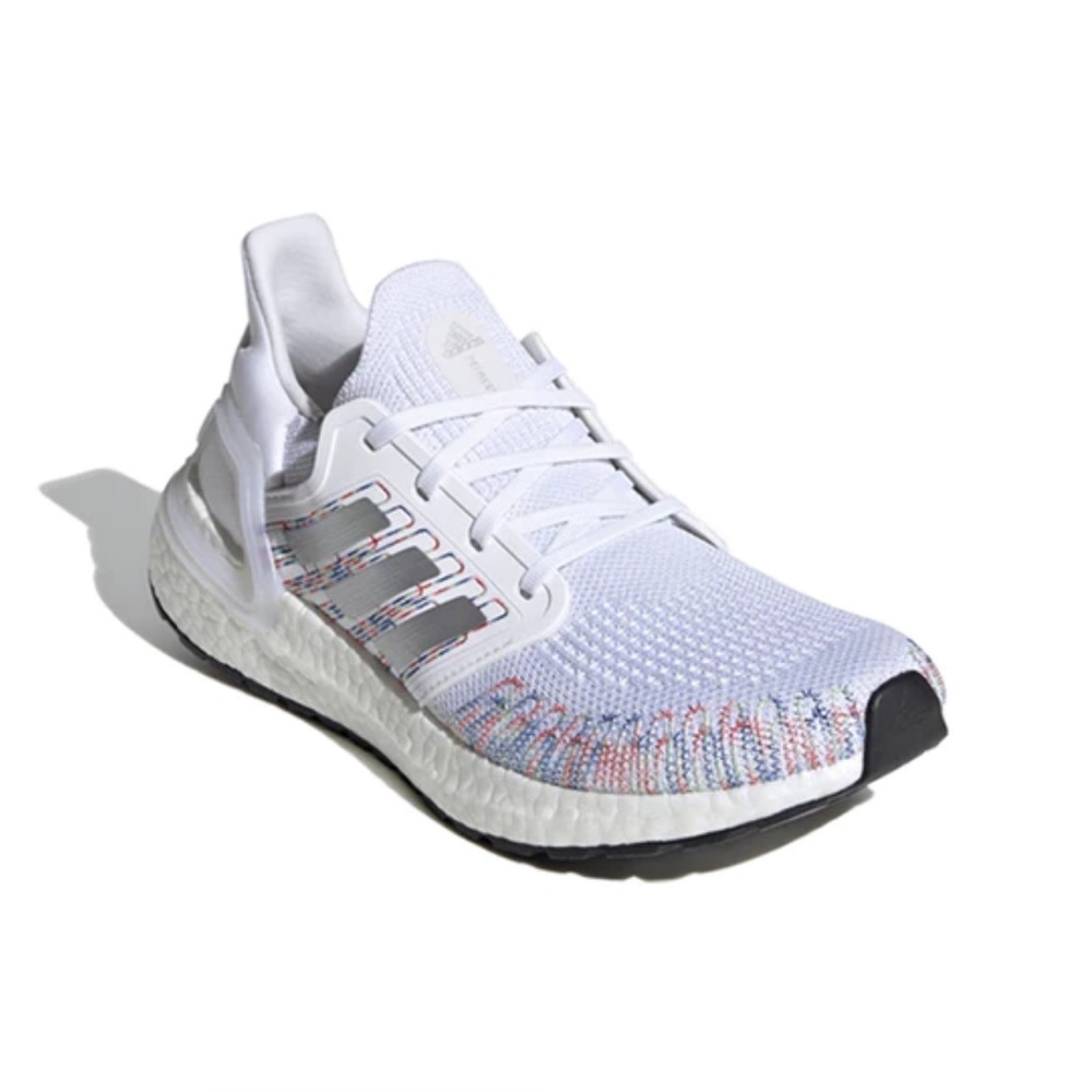 New Adidas Ultraboost 20 Womens Size 7.5 white multicolor